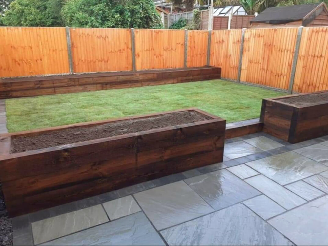 Railway Sleepers, Raised Garden Beds landscaper in Coventry