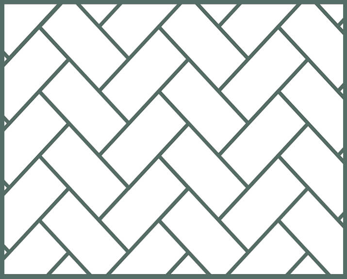 45 Degree Herringbone Paving Pattern Image