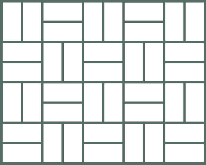 Basketweave Block Paving Pattern Image