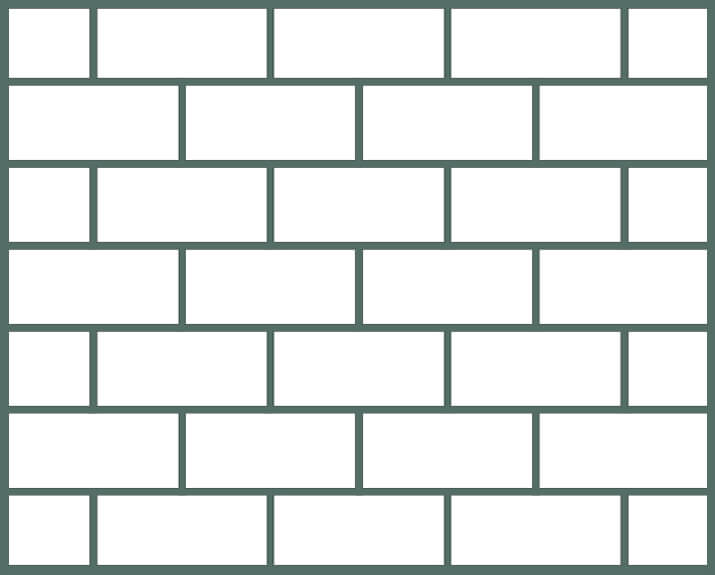 Stretcher Bond Paving Pattern Image