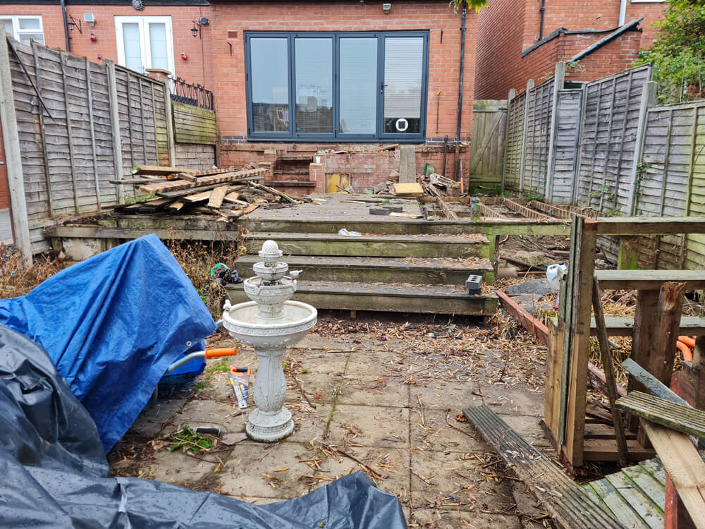 Case Study Complete Garden Refurbish Before