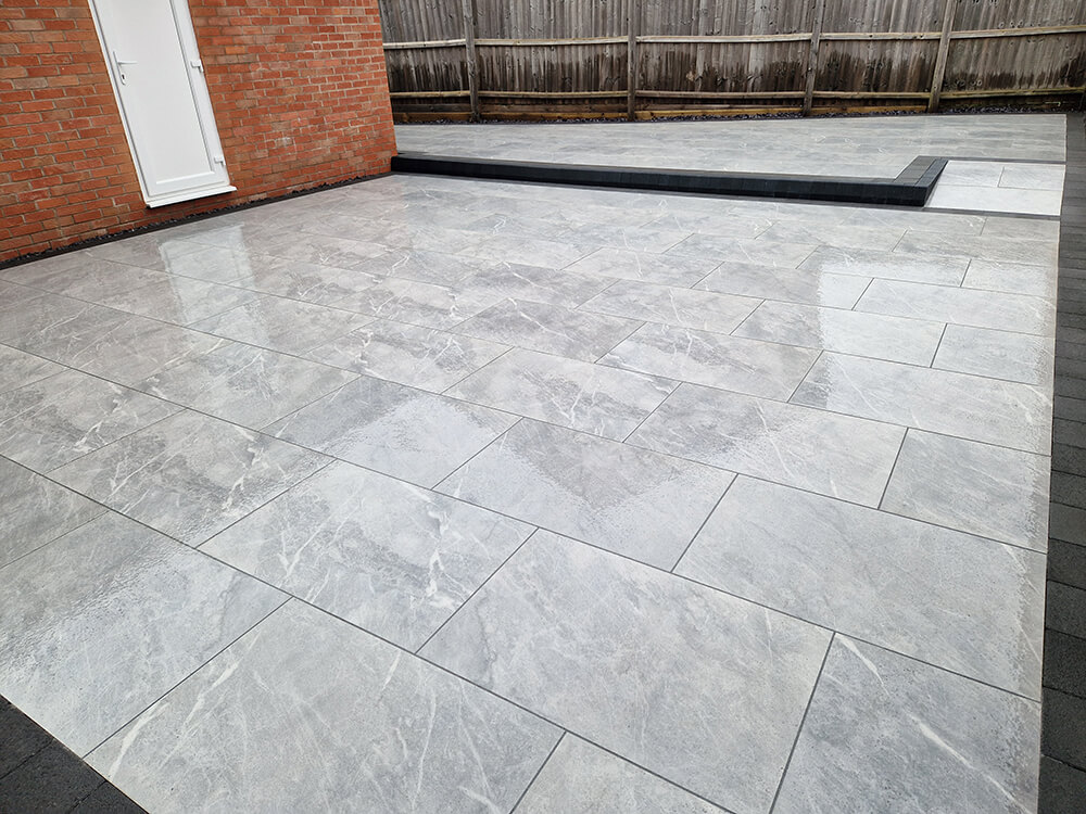 Case Study Garden Makeover Using Porcelain Tile Slabs